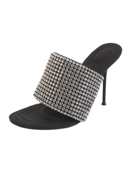 Alexander Wang Crystal Embellishments Slides