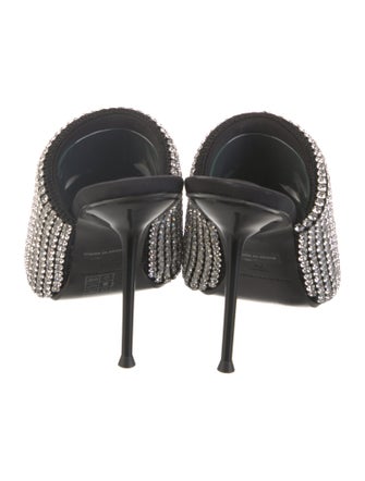 Alexander Wang Crystal Embellishments Slides