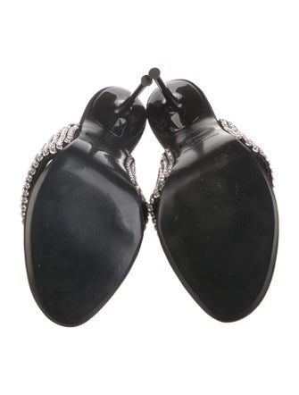 Alexander Wang Crystal Embellishments Slides