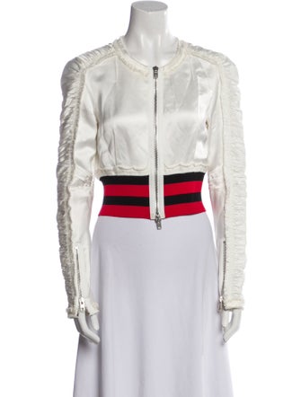 Alexander Wang Colorblock Pattern Bolero