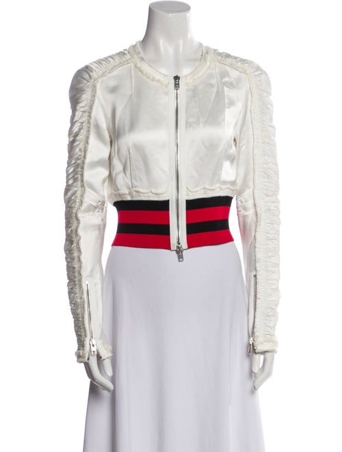 Alexander Wang Colorblock Pattern Bolero