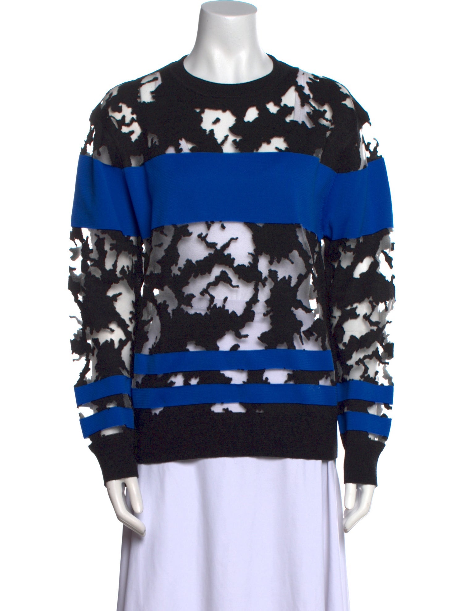 Alexander Wang Wool Lace Pattern Sweatshirt