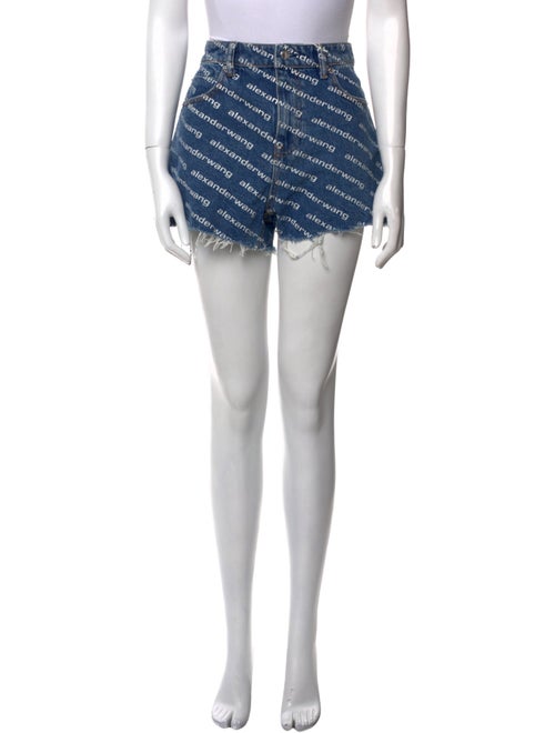 Alexander Wang Striped Mini Shorts