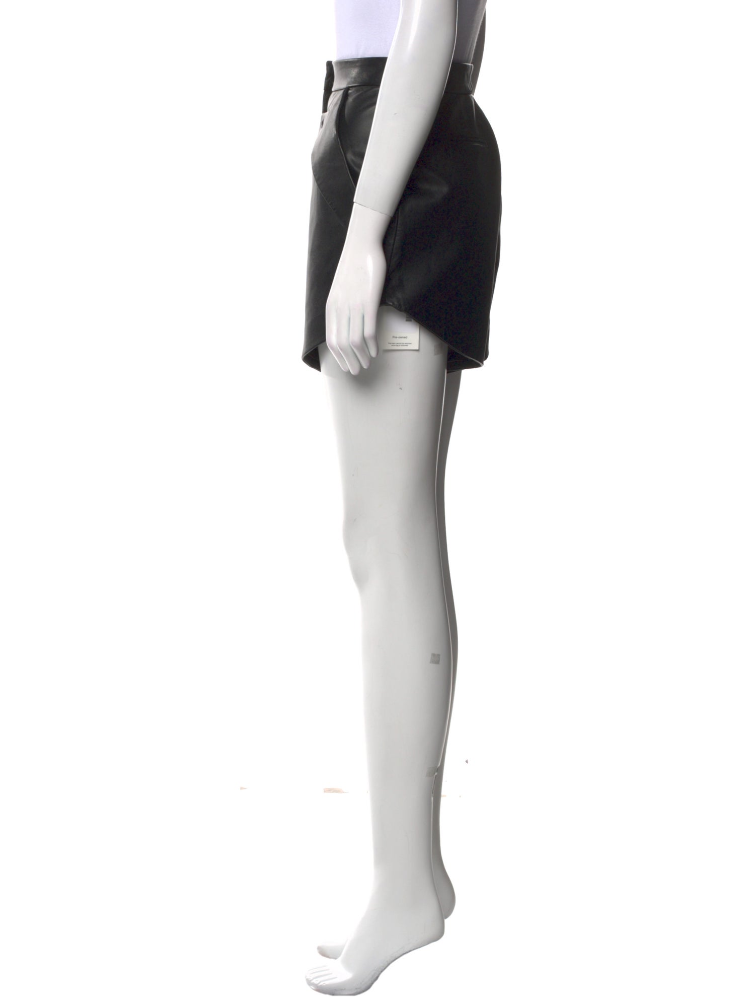 Alexander Wang Leather Mini Shorts