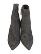 Alexander Wang Suede Animal Print Sock Boots