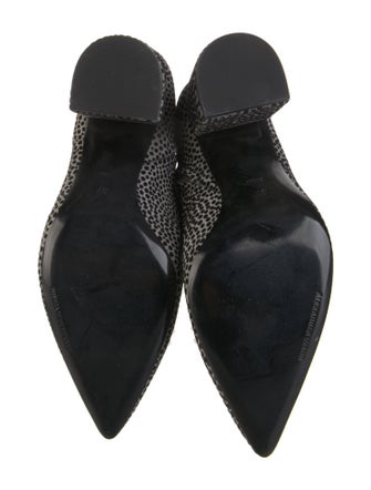 Alexander Wang Suede Animal Print Sock Boots