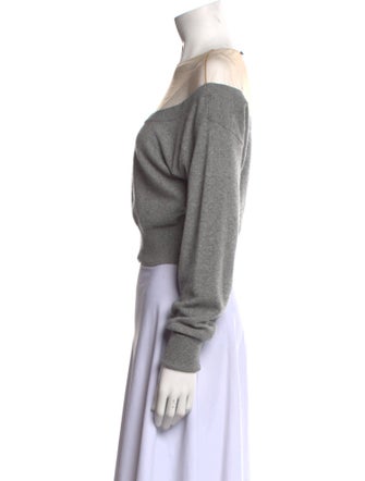 Alexander Wang Wool Bateau Neckline Sweater
