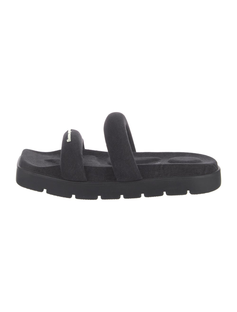 Alexander Wang Slides Black Platform - image 1