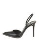 Alexander Wang Leather Studded Accents Slingback Pumps