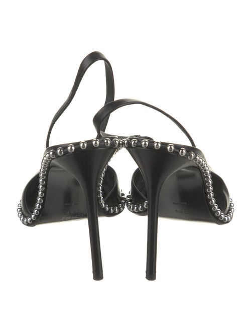 Alexander Wang Leather Studded Accents Slingback Pumps