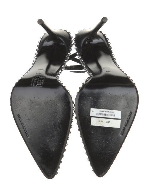 Alexander Wang Leather Studded Accents Slingback Pumps