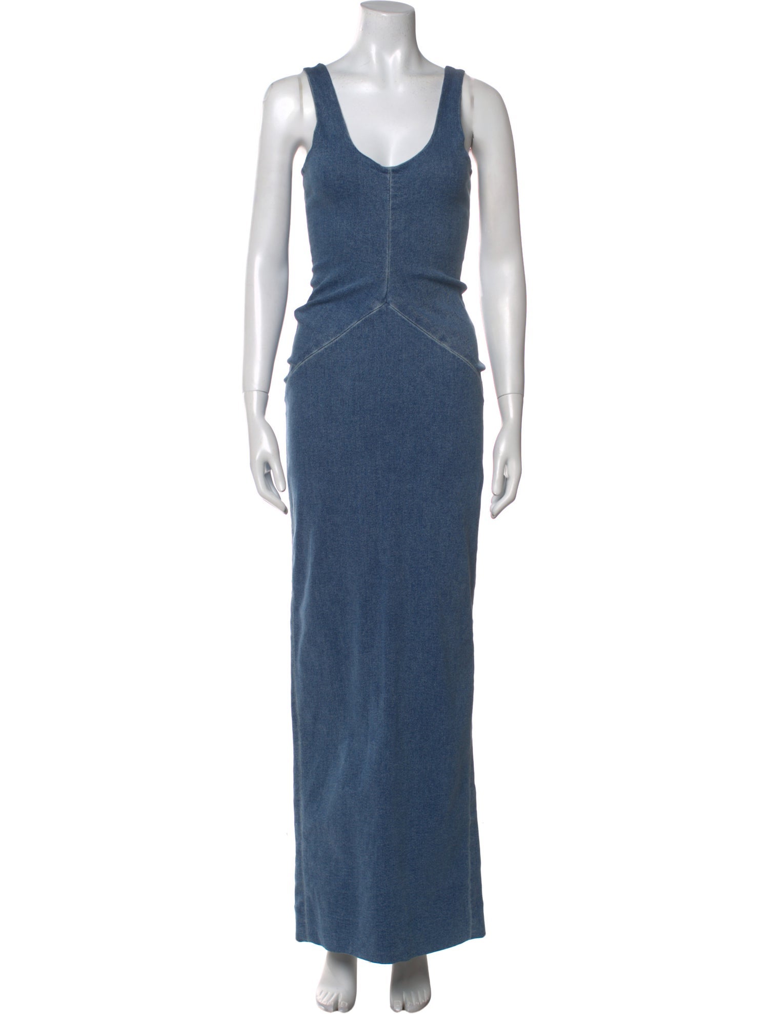 Alexander Wang V-Neck Long Dress