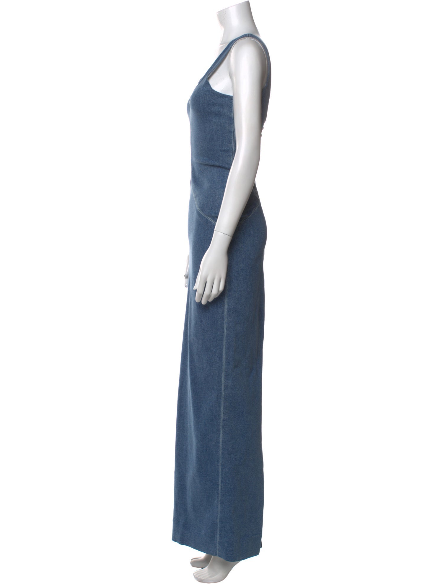 Alexander Wang V-Neck Long Dress