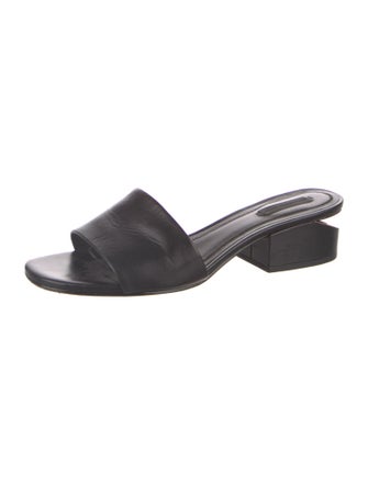 Alexander Wang Leather Slides