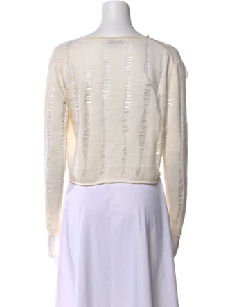 Alexander Wang Merino Wool Bateau Neckline Sweater