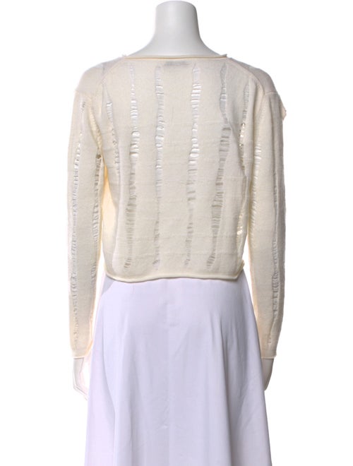 Alexander Wang Merino Wool Bateau Neckline Sweater