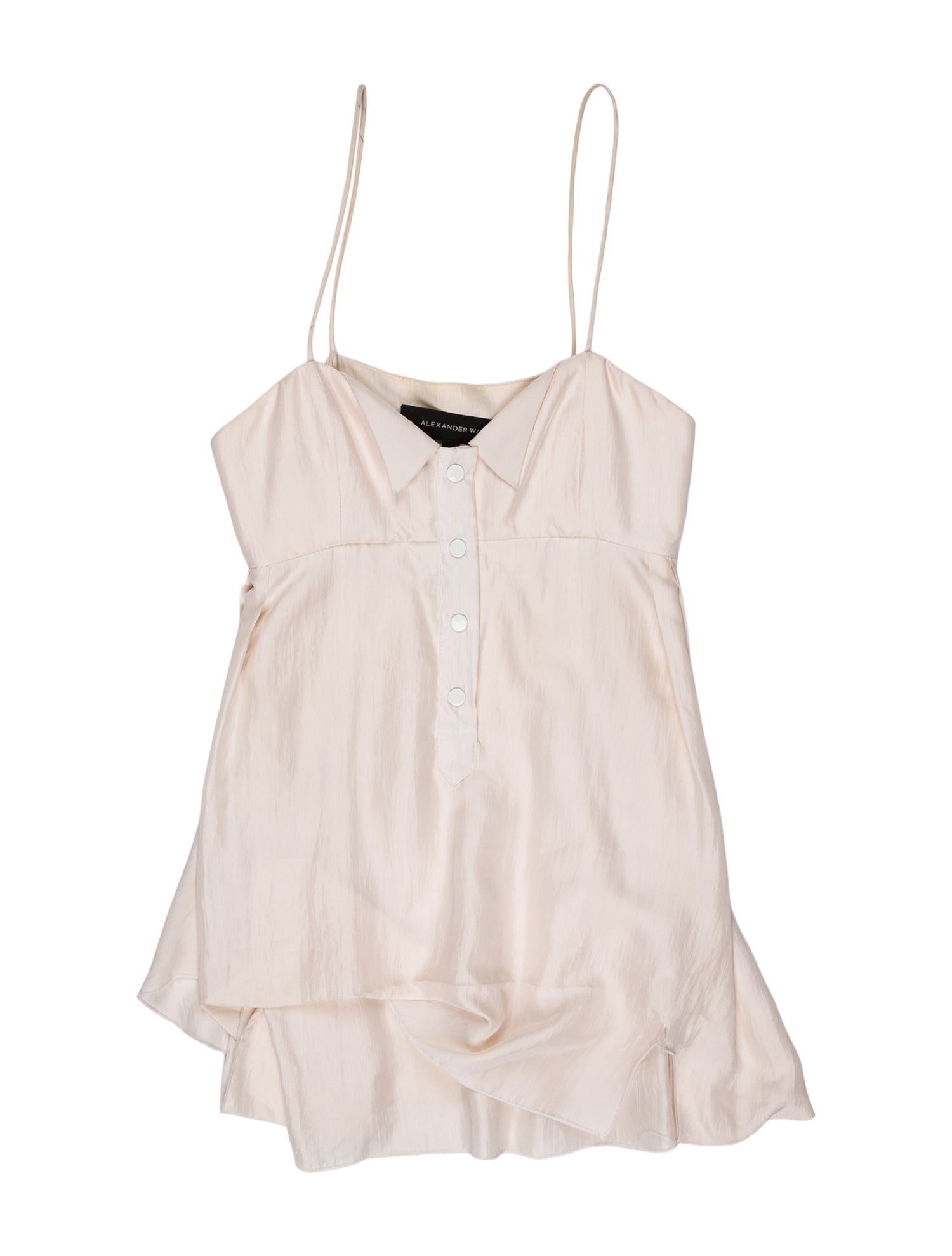 Alexander Wang Silk Square Neckline Tunic