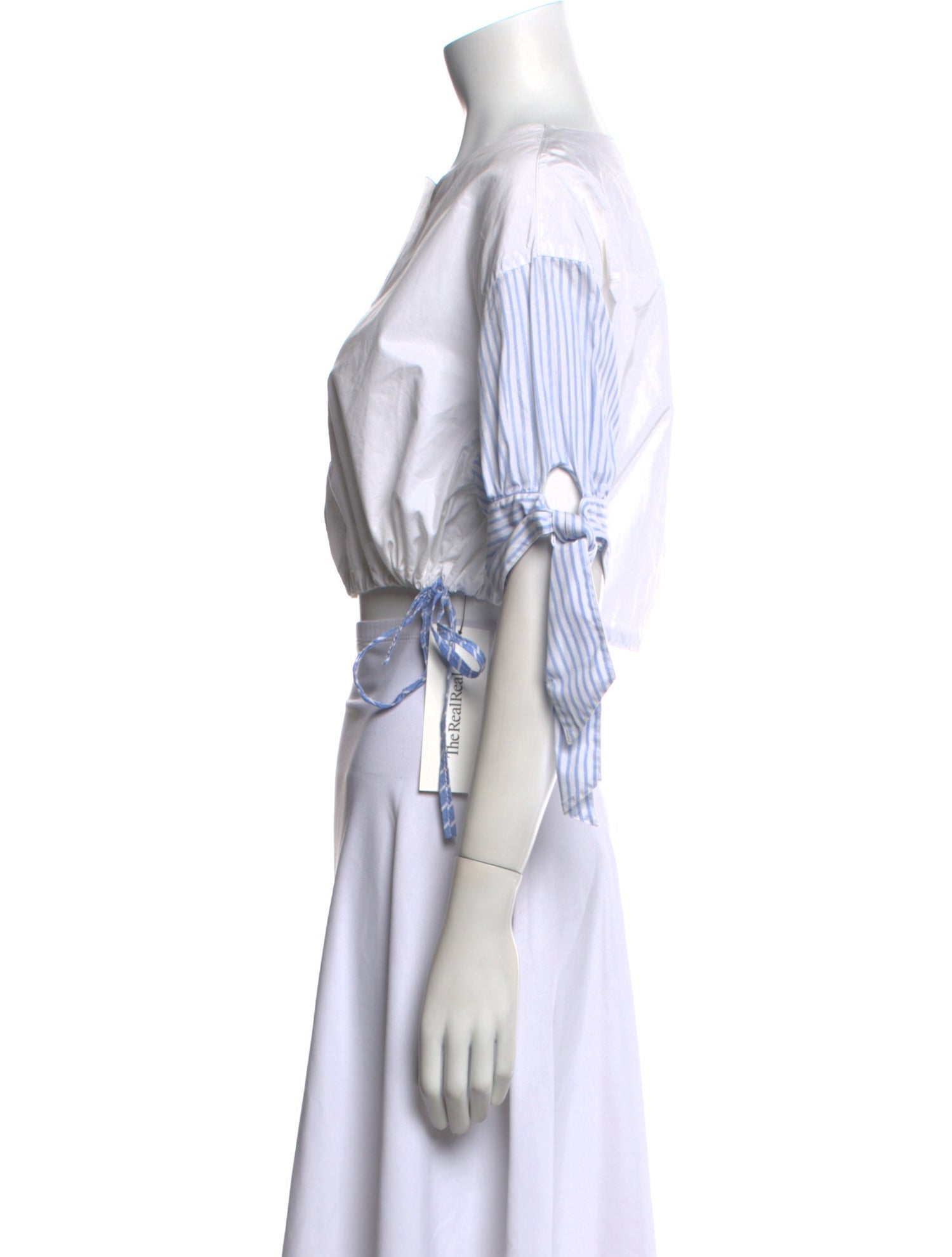 Alexander Wang Graphic Print Scoop Neck Crop Top