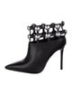 Alexander Wang Leather Cutout Accent Lace-Up Boots