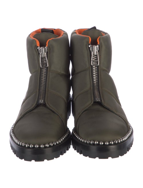 Alexander Wang Nylon Studded Accents Combat Boots