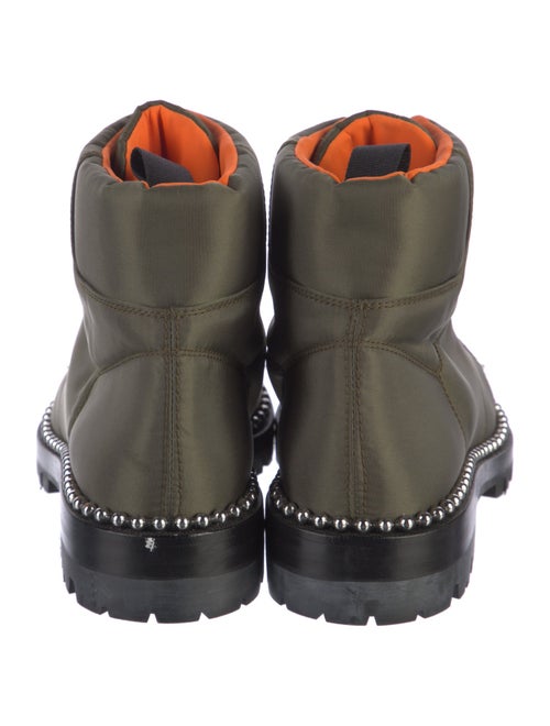 Alexander Wang Nylon Studded Accents Combat Boots