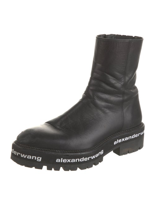 Alexander Wang Leather Combat Boots
