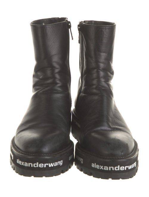 Alexander Wang Leather Combat Boots
