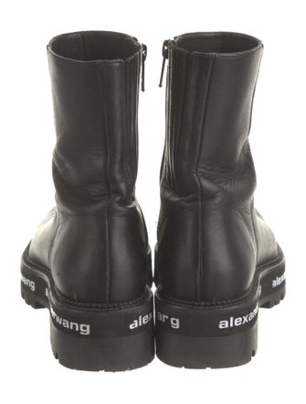 Alexander Wang Leather Combat Boots