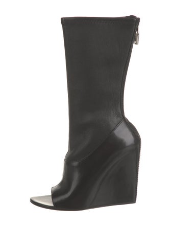 Alexander Wang Leather Sock Boots