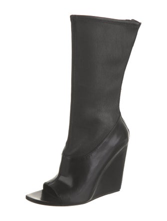 Alexander Wang Leather Sock Boots