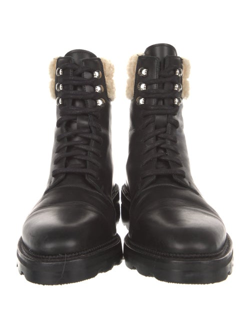 Alexander Wang Leather Combat Boots