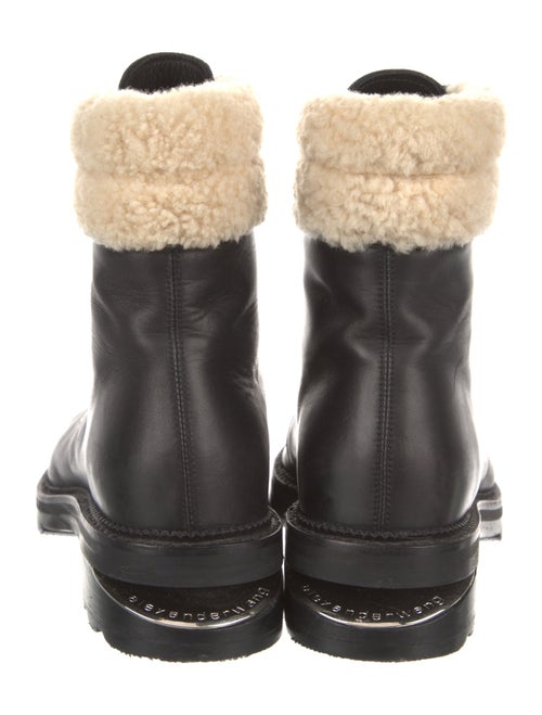 Alexander Wang Leather Combat Boots