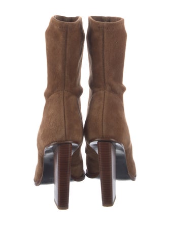 Alexander Wang Suede Sock Boots