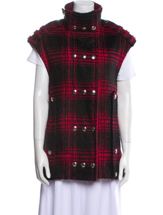 Alexander Wang Plaid Print Vest