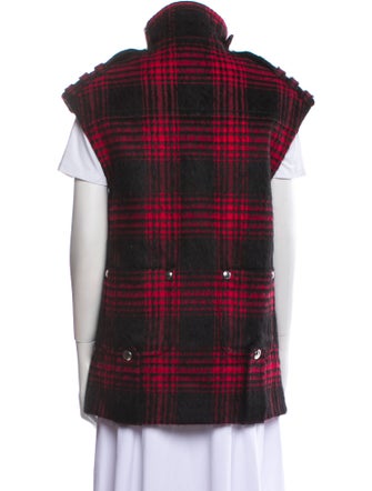 Alexander Wang Plaid Print Vest