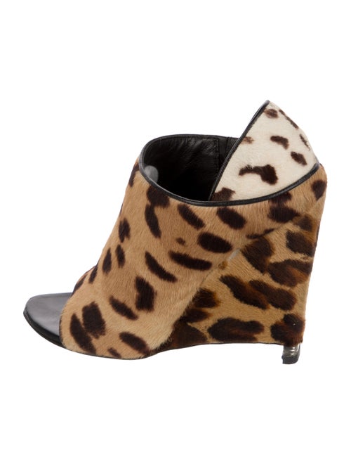 Alexander Wang Ponyhair Animal Print Mules