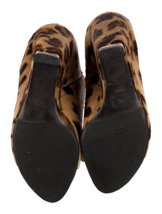Alexander Wang Ponyhair Animal Print Mules
