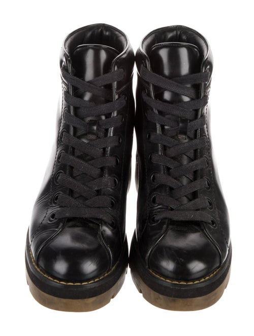 Alexander Wang Leather Combat Boots