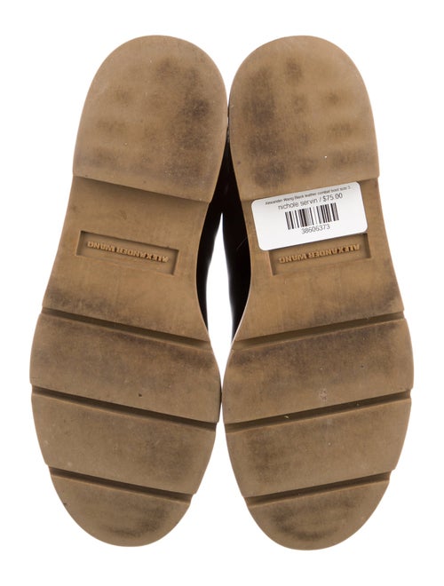 Alexander Wang Leather Combat Boots