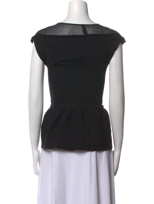 Alexander Wang Bateau Neckline Short Sleeve Top