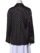 Alexander Wang Silk Printed Button-Up Top