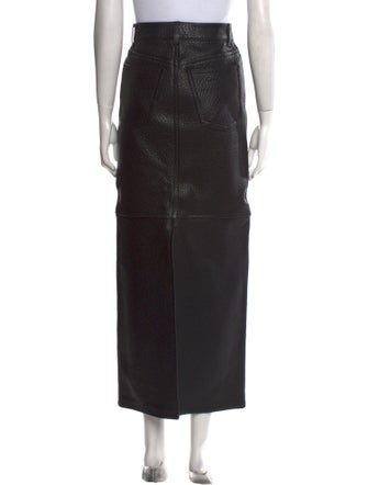 Alexander Wang Lambskin Midi Length Skirt