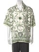 Alexander Wang Silk Graphic Print Shirt