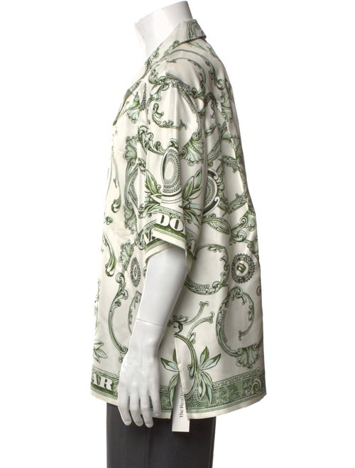 Alexander Wang Silk Graphic Print Shirt