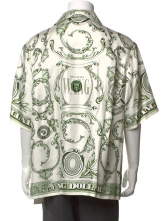 Alexander Wang Silk Graphic Print Shirt
