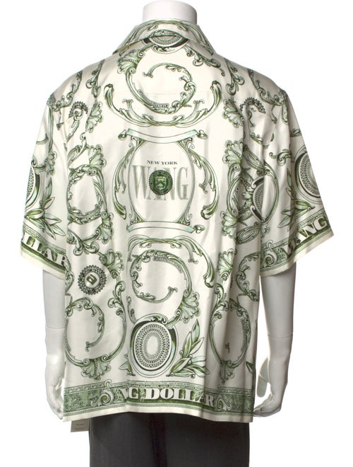 Alexander Wang Silk Graphic Print Shirt