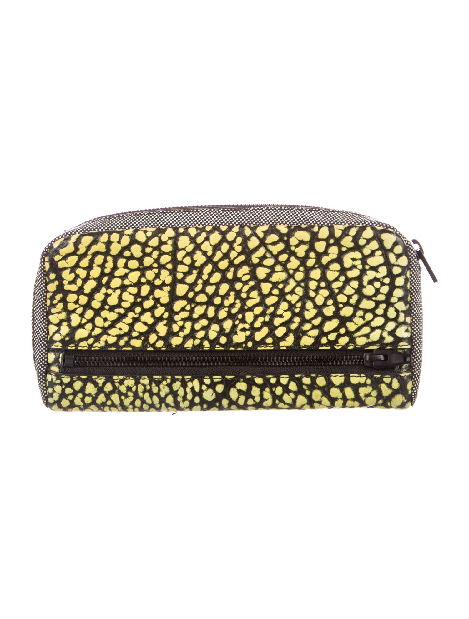 Alexander Wang Embossed Leather Animal Print Wallet