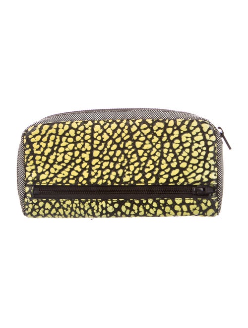 Alexander Wang Embossed Leather Animal Print Wallet