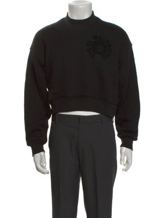 Alexander Wang Graphic Print Mock Neck Pullover