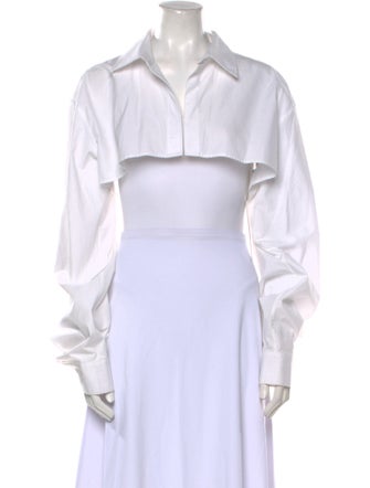 Alexander Wang Long Sleeve Crop Top